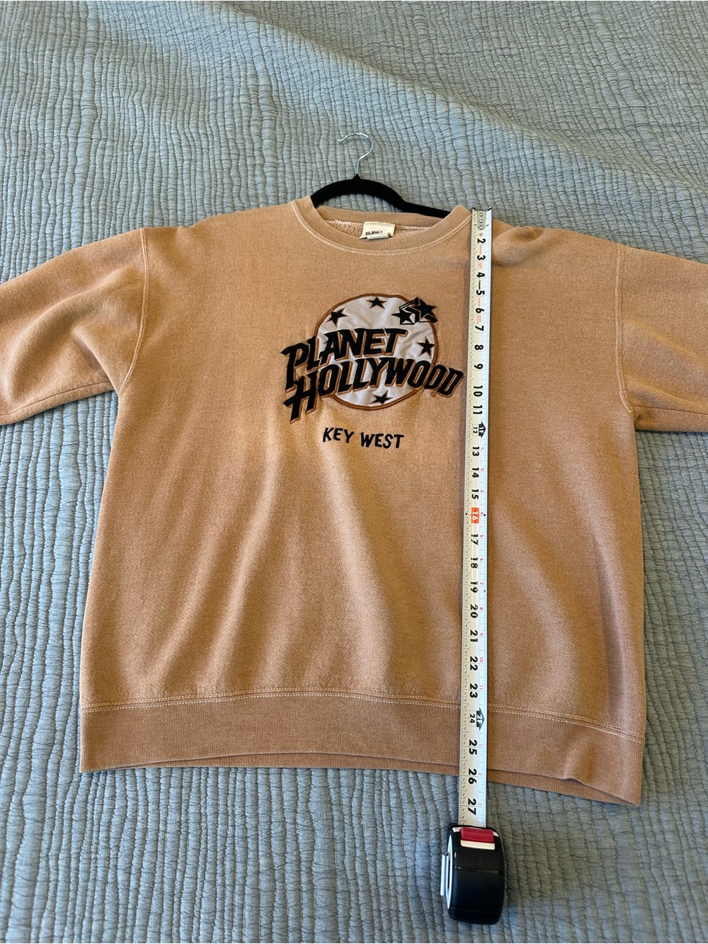 Planet Hollywood Key West Crewneck Sweatshirt - Tan - See Measurements